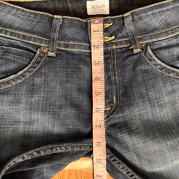 Hudson USA Signature Mid Rise Bootcut Jeans Size 26 - Picture 9 of 16